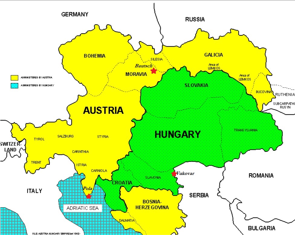 Austro Hungary Map 